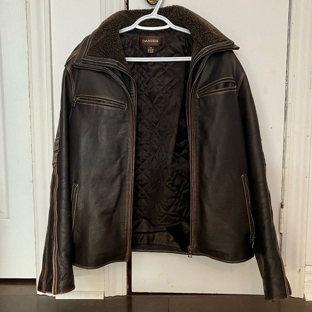Danier Brown Leather Jacket